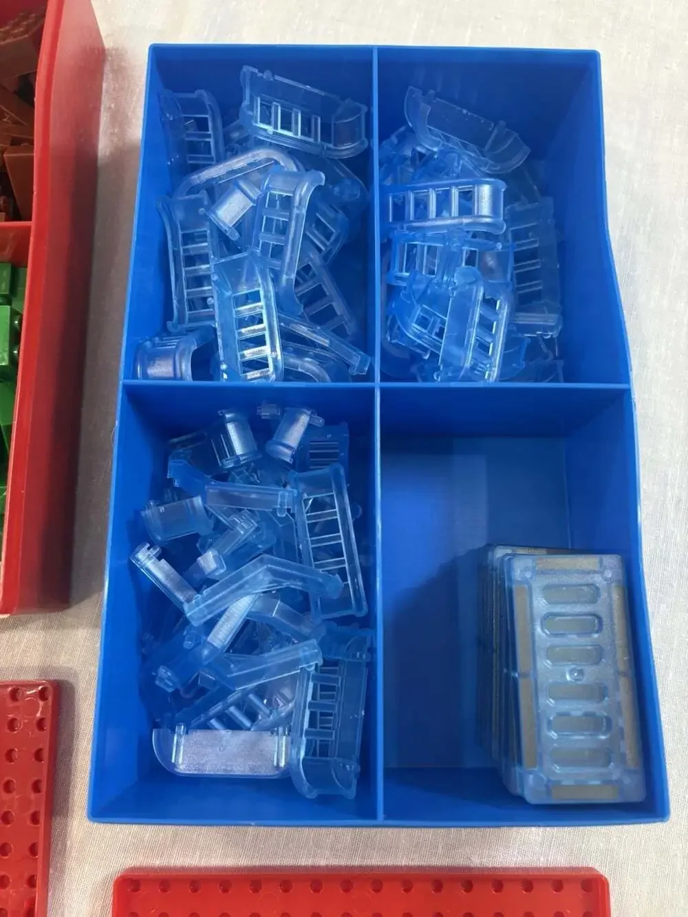 Lego Lot Of 3 Brick Organization 8”x 5” With 342 Universal Pieces
